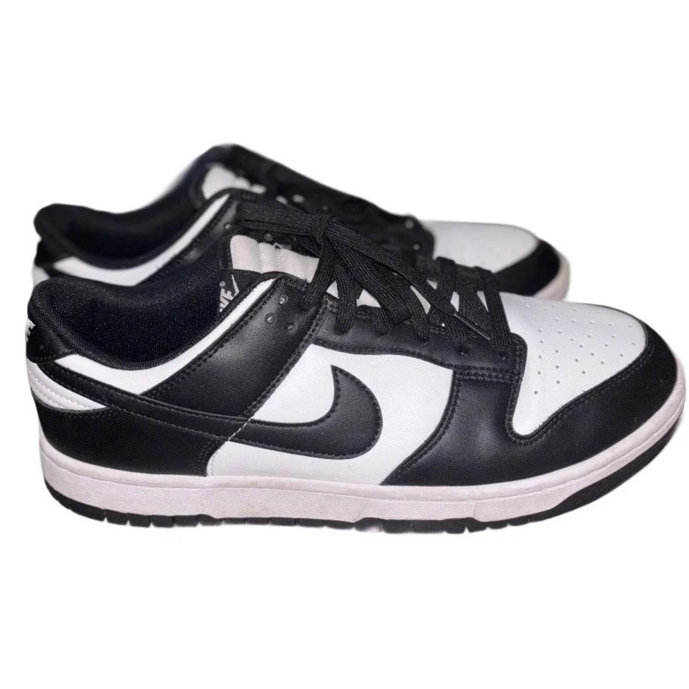 Nike Dunk Low Blk White Panda Mens Shoes Sz 12 Sneakers‎ Athletic Sporty Casual